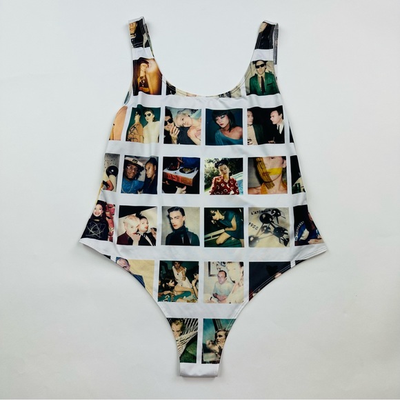 Forever 21 x Maripol Polaroid Photo Snapshot Bodysuit Size 2X - Picture 2 of 10